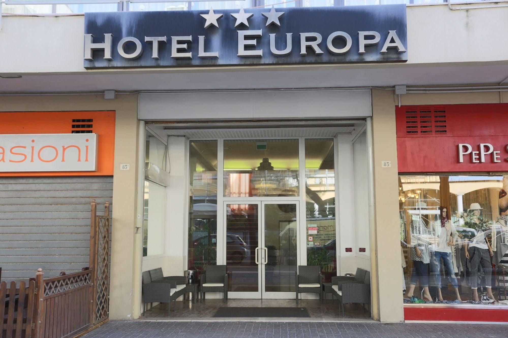 רימיני Hotel Europa מראה חיצוני תמונה